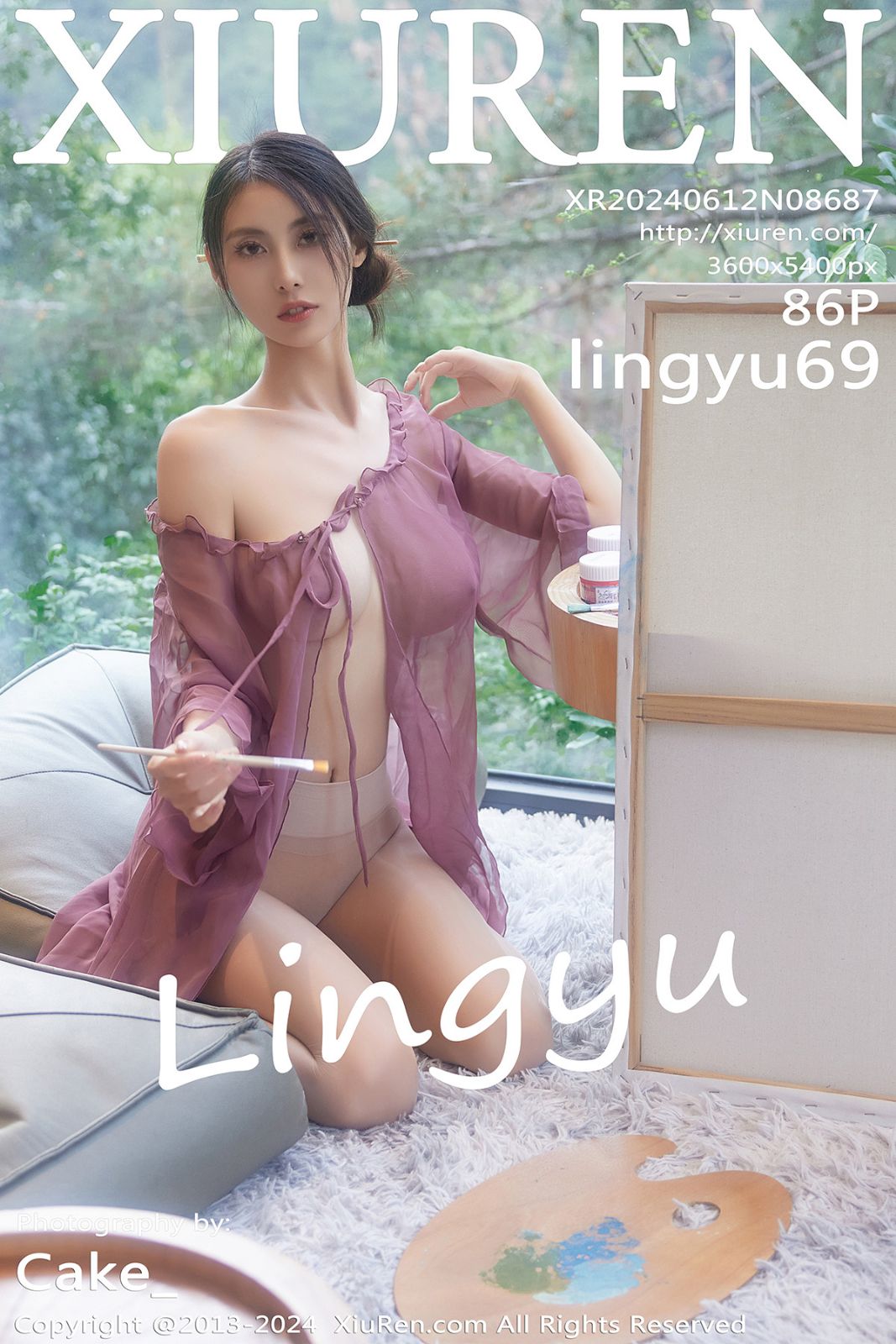 [XiuRen秀人网] 2024.06.12 No.8687 lingyu69 美腿丝袜 [86-1P]